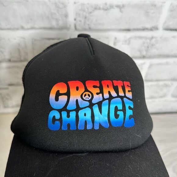 Old Navy ‘Create Change’ Trucker’s Hat Boho Hippie - Picture 3 of 5